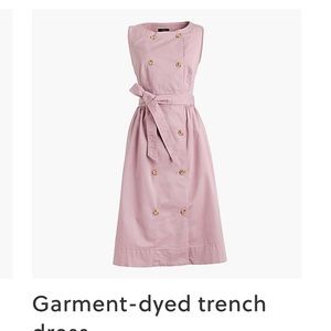 Jcrew! Garment-dyed trench dress.
